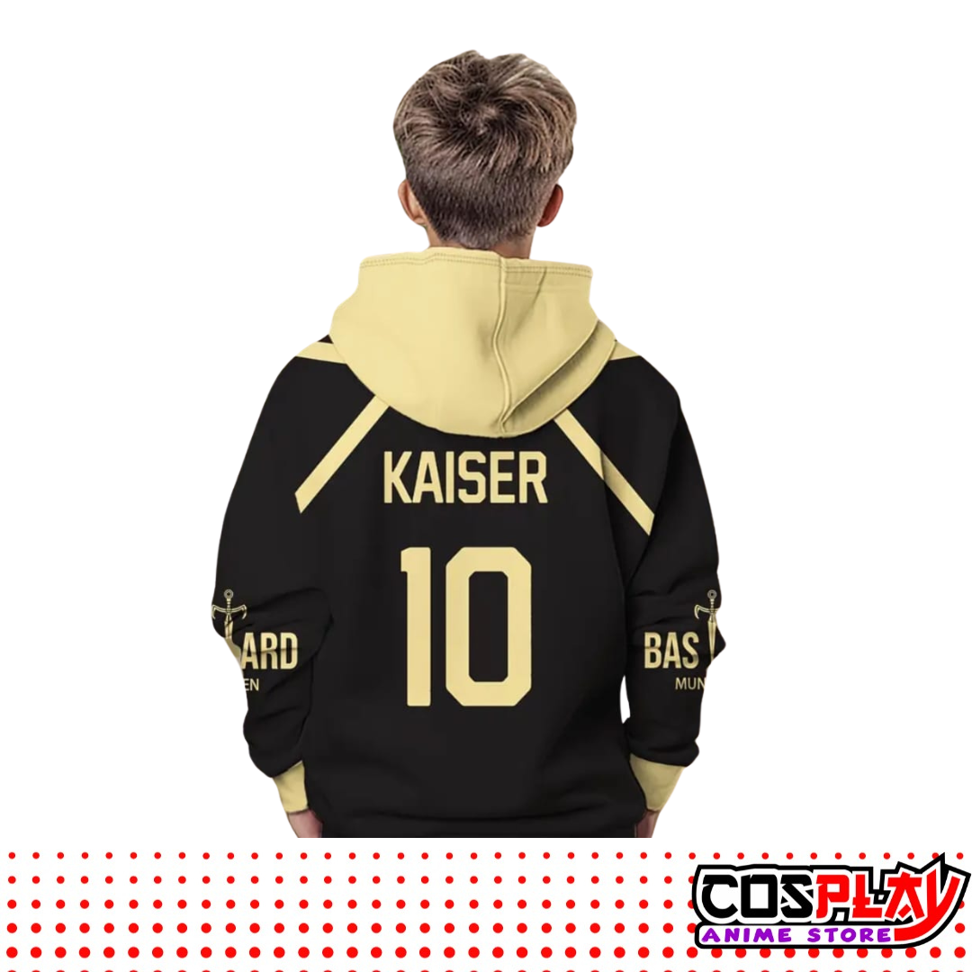 Canguro Felpa Ligero Bluelock Kaiser Bastard Anime