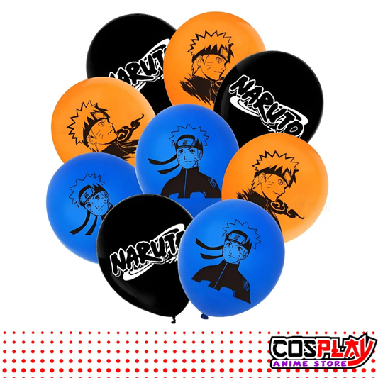 Pack X 18 Globos De Cumpleaños Diseño Naruto Anime