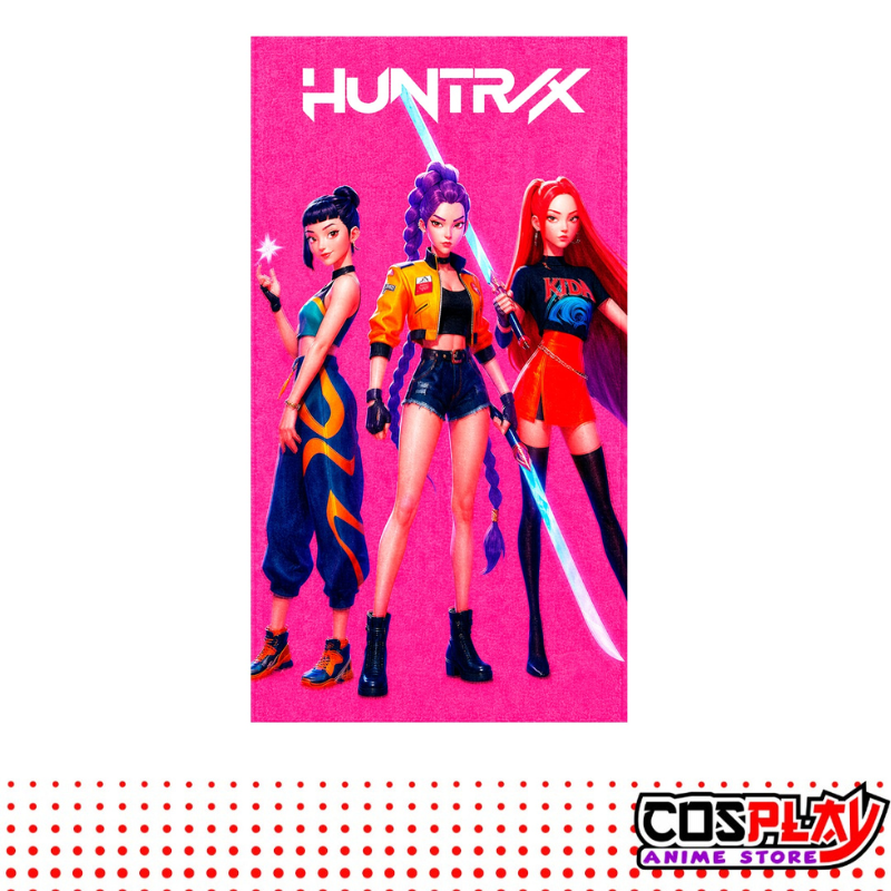 Toallón Infantil Microfibra - Guerreras Kpop - 1,50 X 70