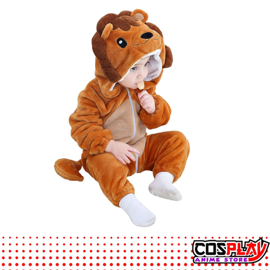 Pijama Bebé Cuerpo Completo León Invernal