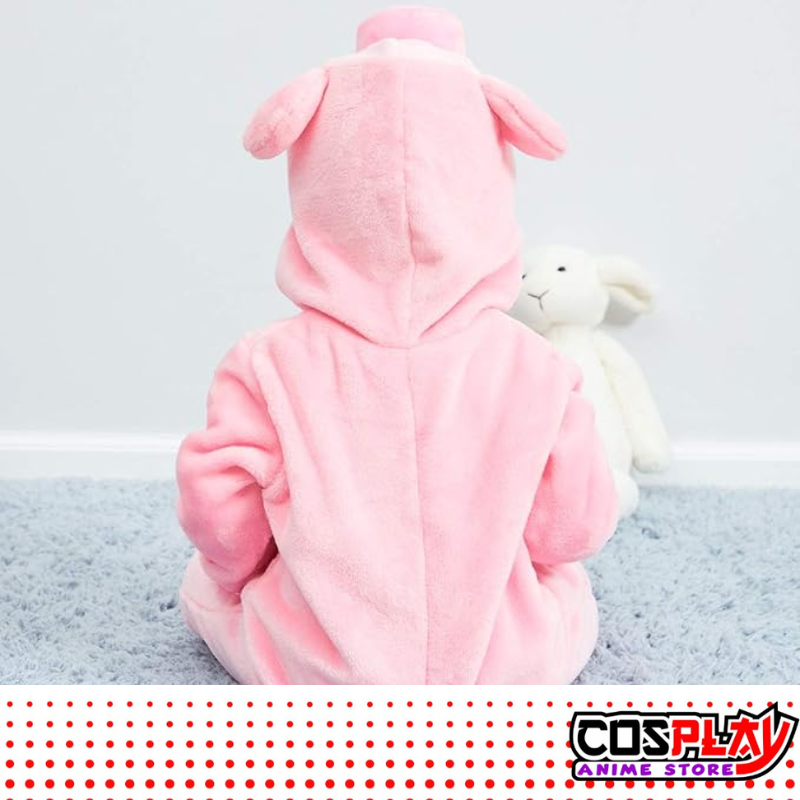 Pijama Bebé Cuerpo Completo Cerdito Invernal
