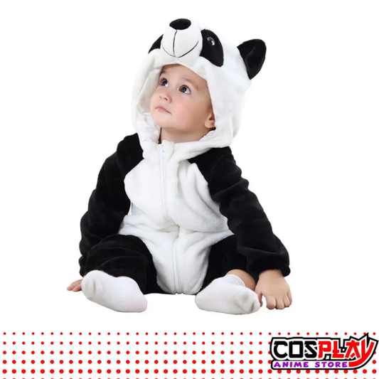 Pijama Bebé Cuerpo Completo Panda Invernal