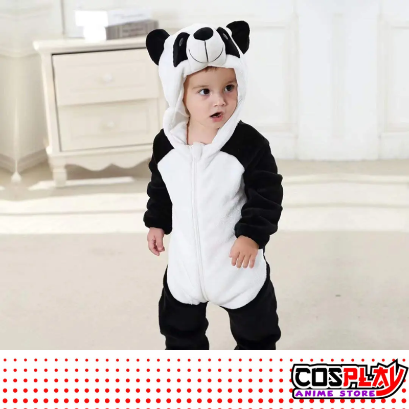 Pijama Bebé Cuerpo Completo Panda Invernal