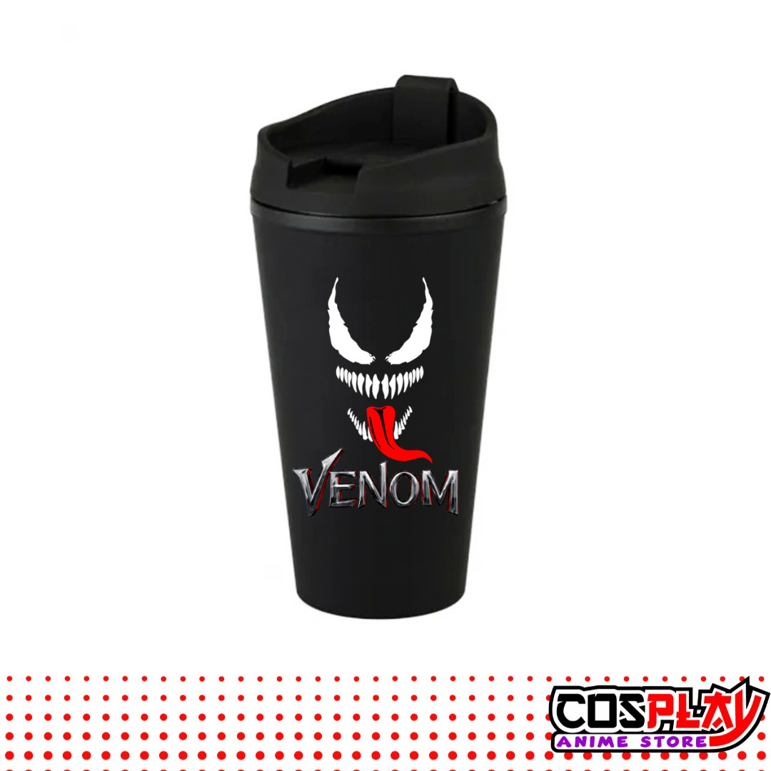Vaso Térmico Negro Estampado Venom 450ml