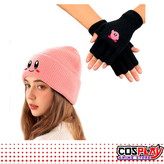 Kit De Invierno Gorro + Guantes Kirby