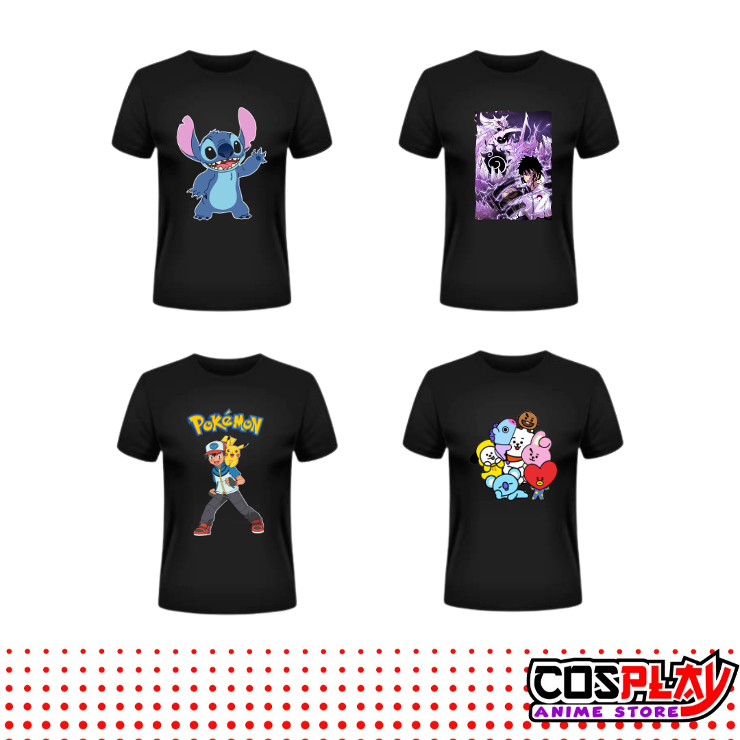 492Camiseta Infantil Negra 100% Algodón Personalizable cosplay_e42fa9aa-14f3-495f-a0e0-68c6a10e098d