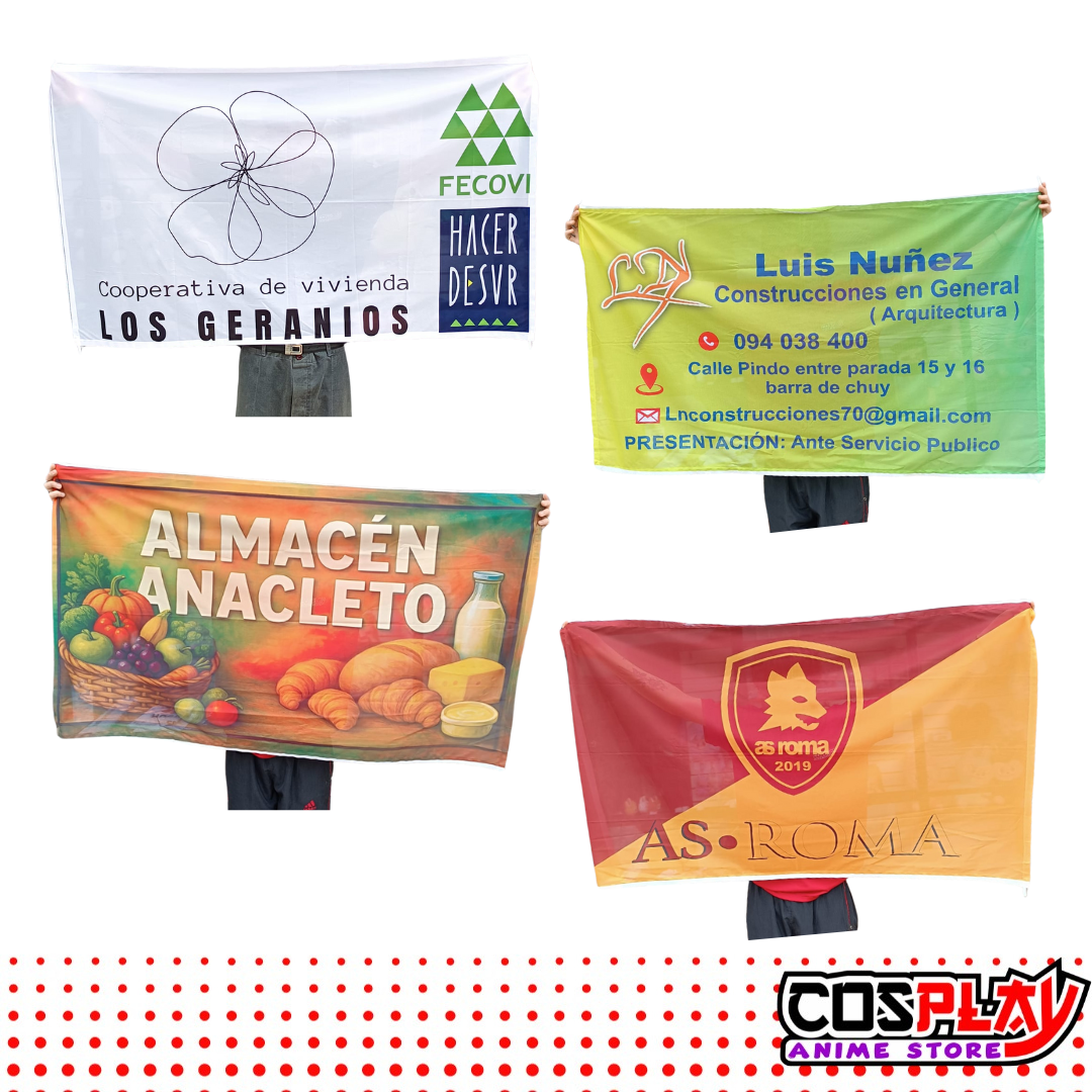 Banderas Personalizadas 150x90cm Premium Reforzadas