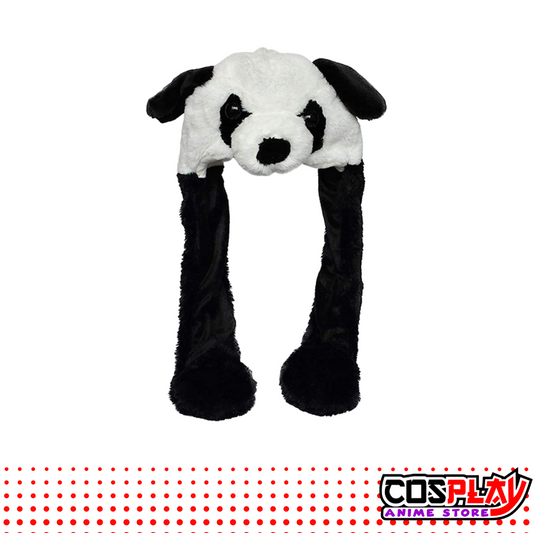 Gorro Felpa Luces Led y Movimiento Panda