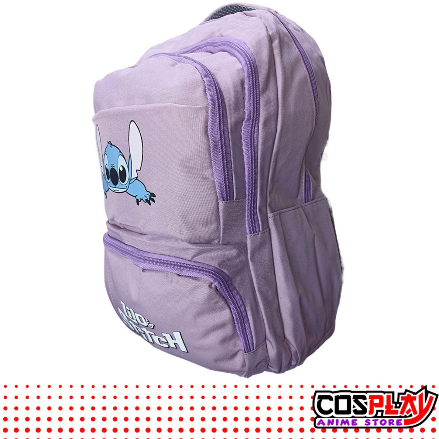 Mochila Stitch - Tres Cierres - Escolar - Liceal