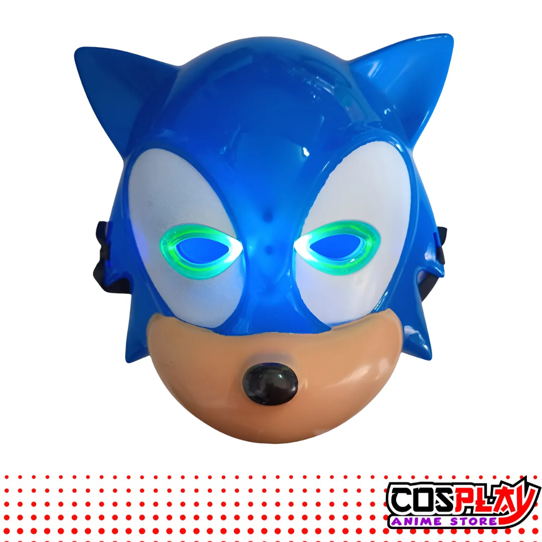 Máscara de Sonic Para Niños c/ Luz