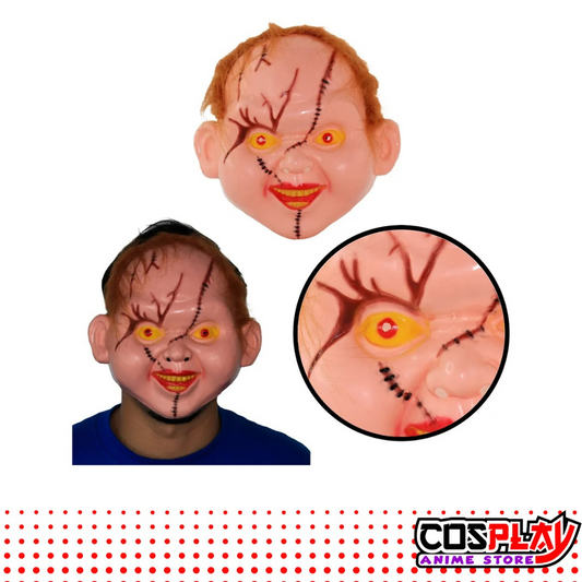 Mascara Chucky Muñeco Maldito Plastico Rigido