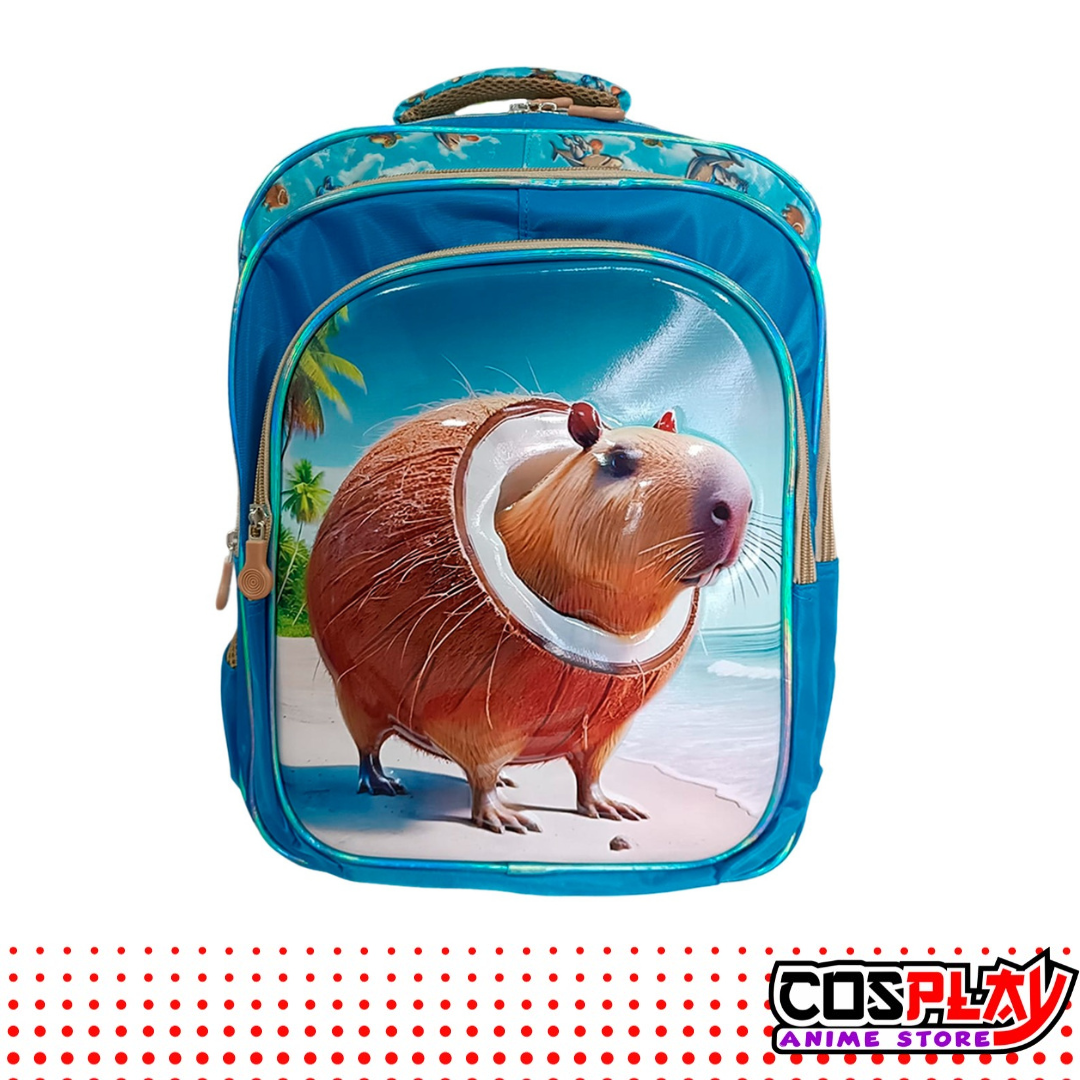 Mochila 3D Brainrot Italiano Tralalero Tung Tung Sahur 3 Cierres