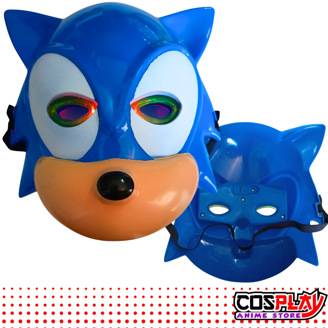 Máscara de Sonic Para Niños c/ Luz