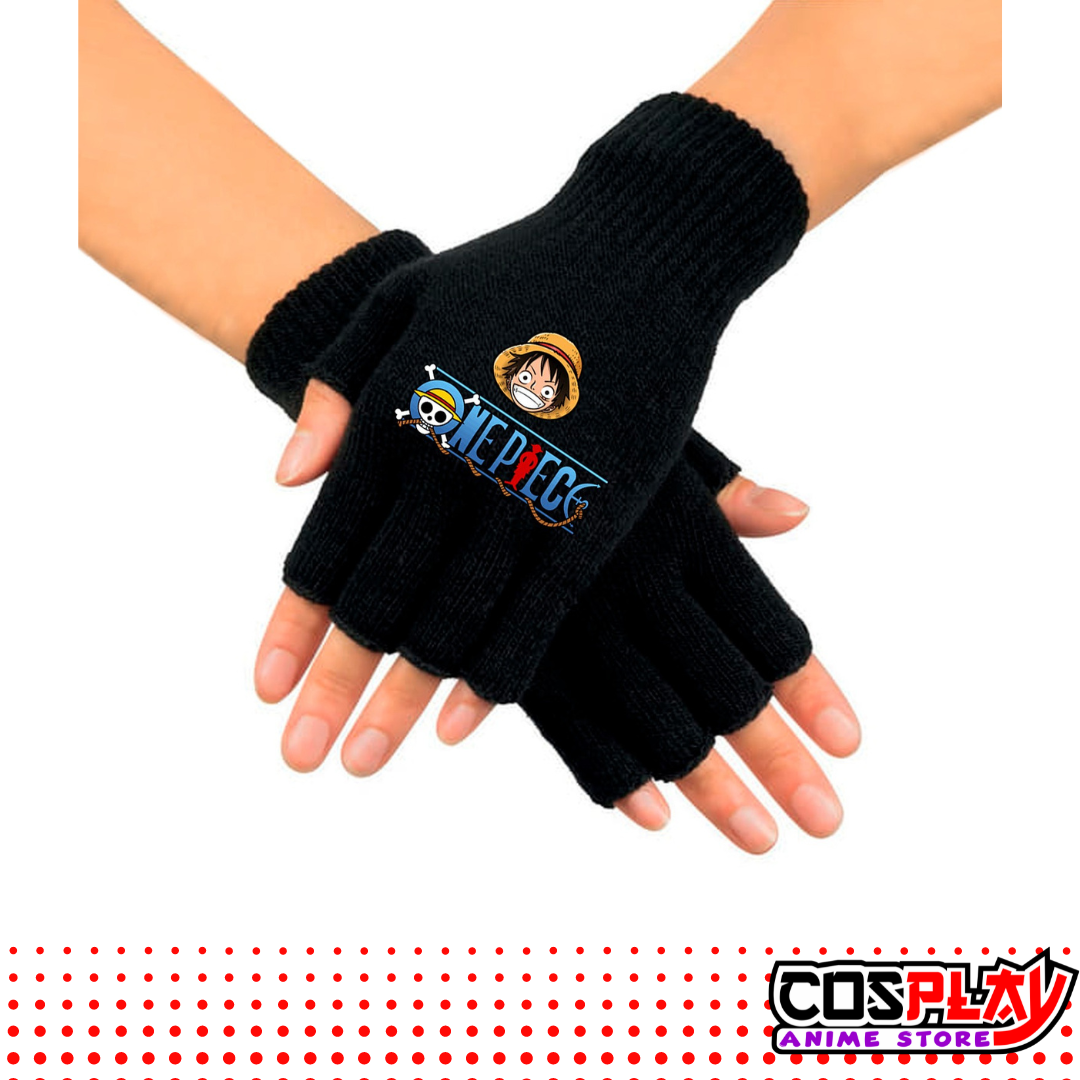 Guantes Mágicos Tejidos Estampado DTF One Piece Monkey D Luffy
