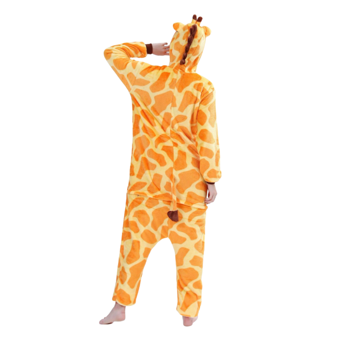 Pijama Entero Kigurumi Polar De Jirafa Adultos