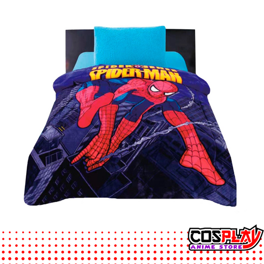 Acolchado Corderito Infantil con Funda 1 Plaza Spiderman 2