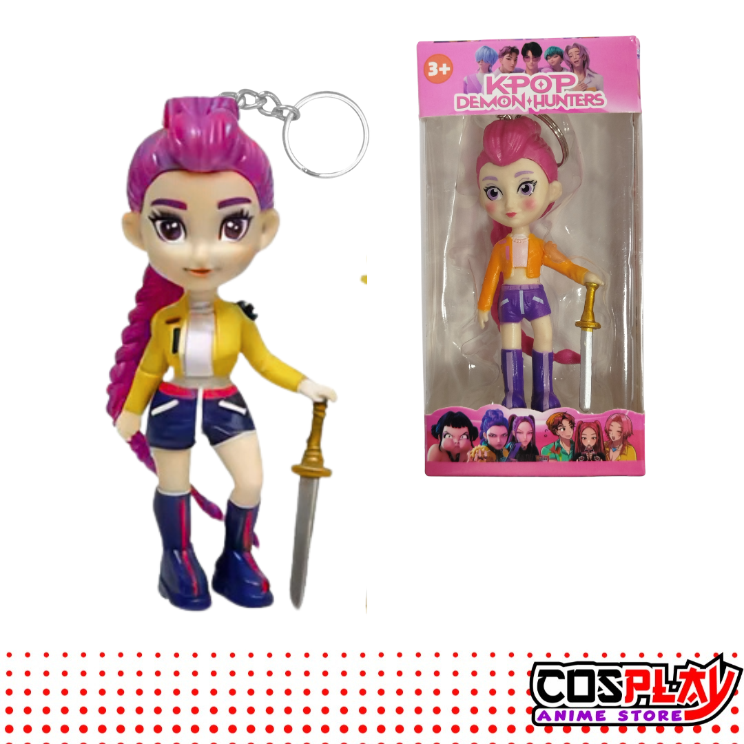 Llavero Guerreras Kpop - Demon Hunters En Caja Colección