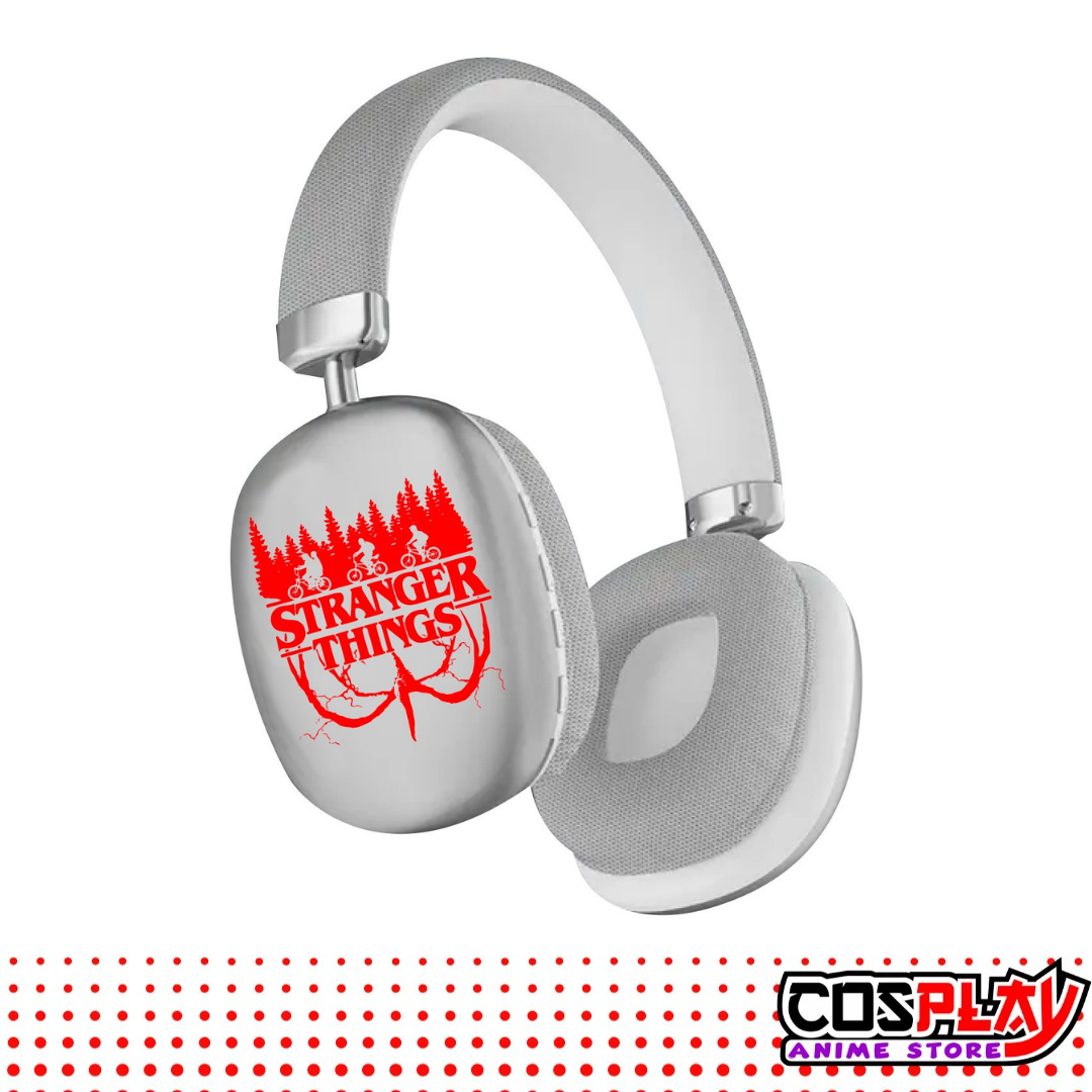 Auricular Inalámbrico Bluetooth Stranger Things Plateado