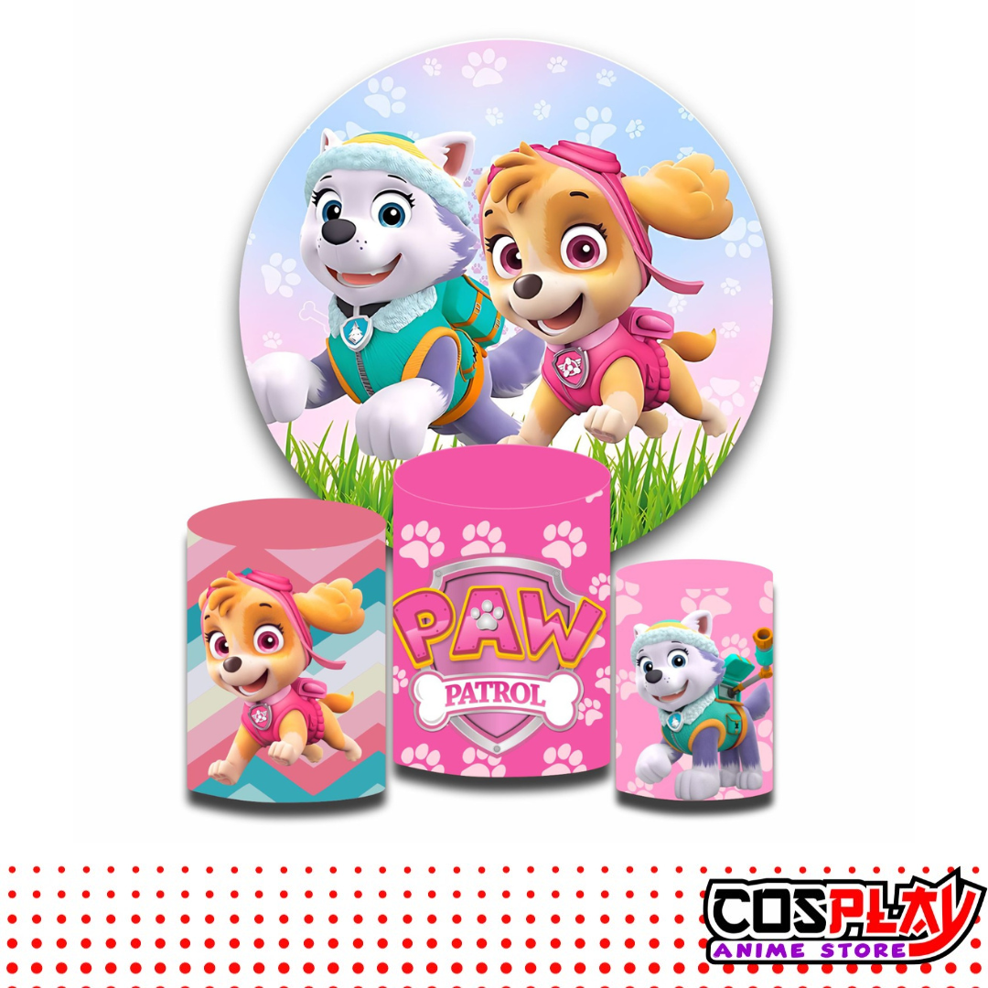 Fundas Para Cilindros Y Aro Sublimado Everest y Skye Paw Patrol