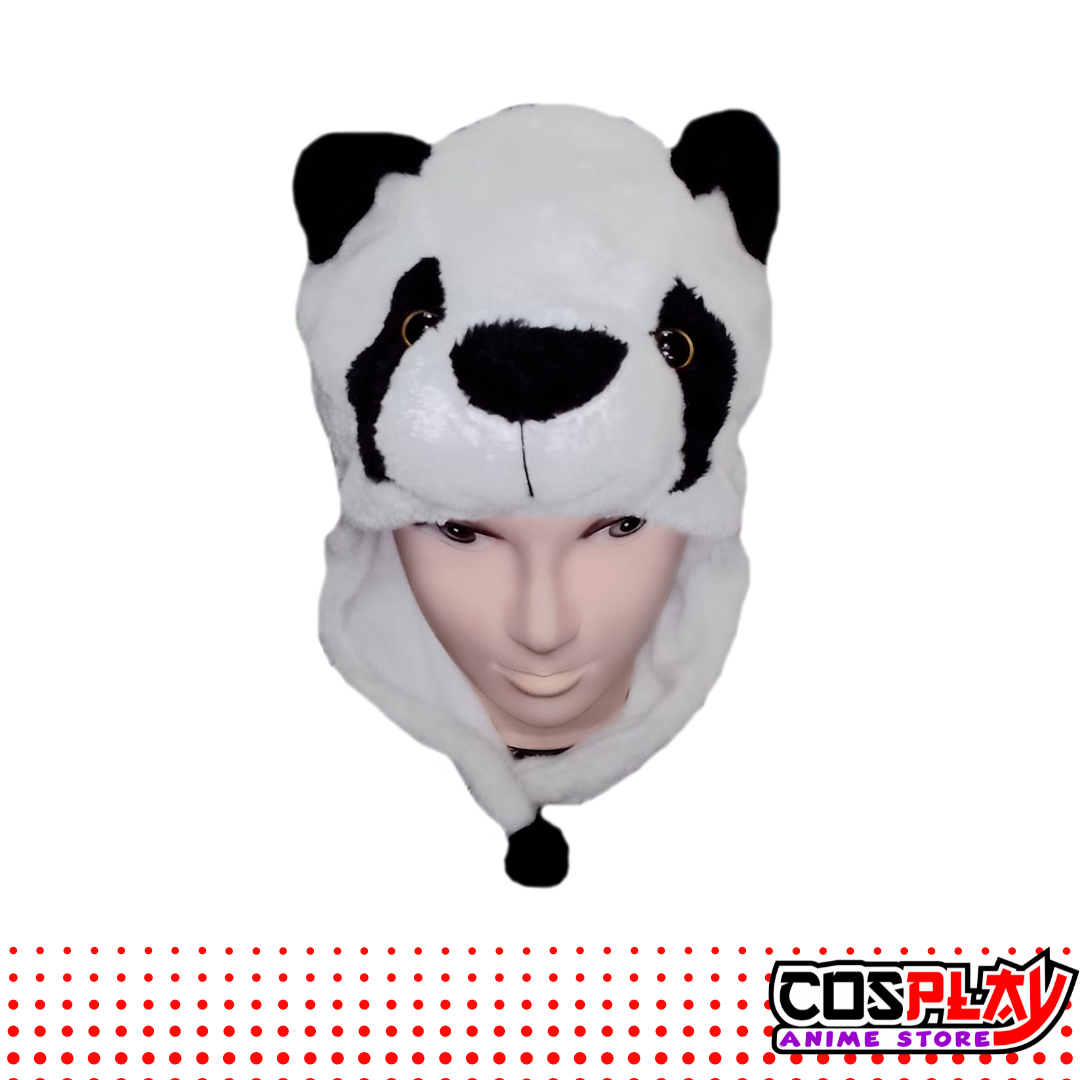 Gorro Animales Felpa / Panda