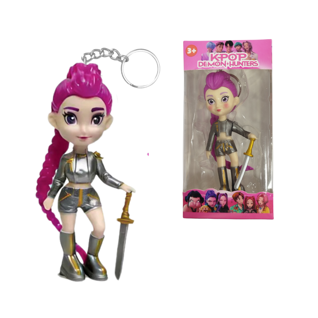 Llavero Guerreras Kpop - Demon Hunters En Caja Colección