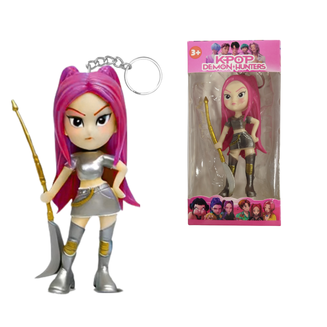 Llavero Guerreras Kpop - Demon Hunters En Caja Colección