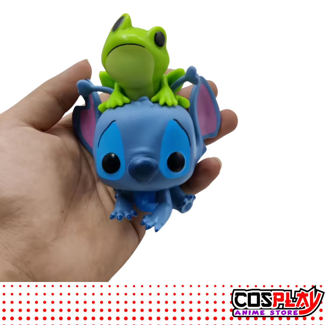 Funko Stitch Con Rana Figura Vinilo Pop Coleccionable