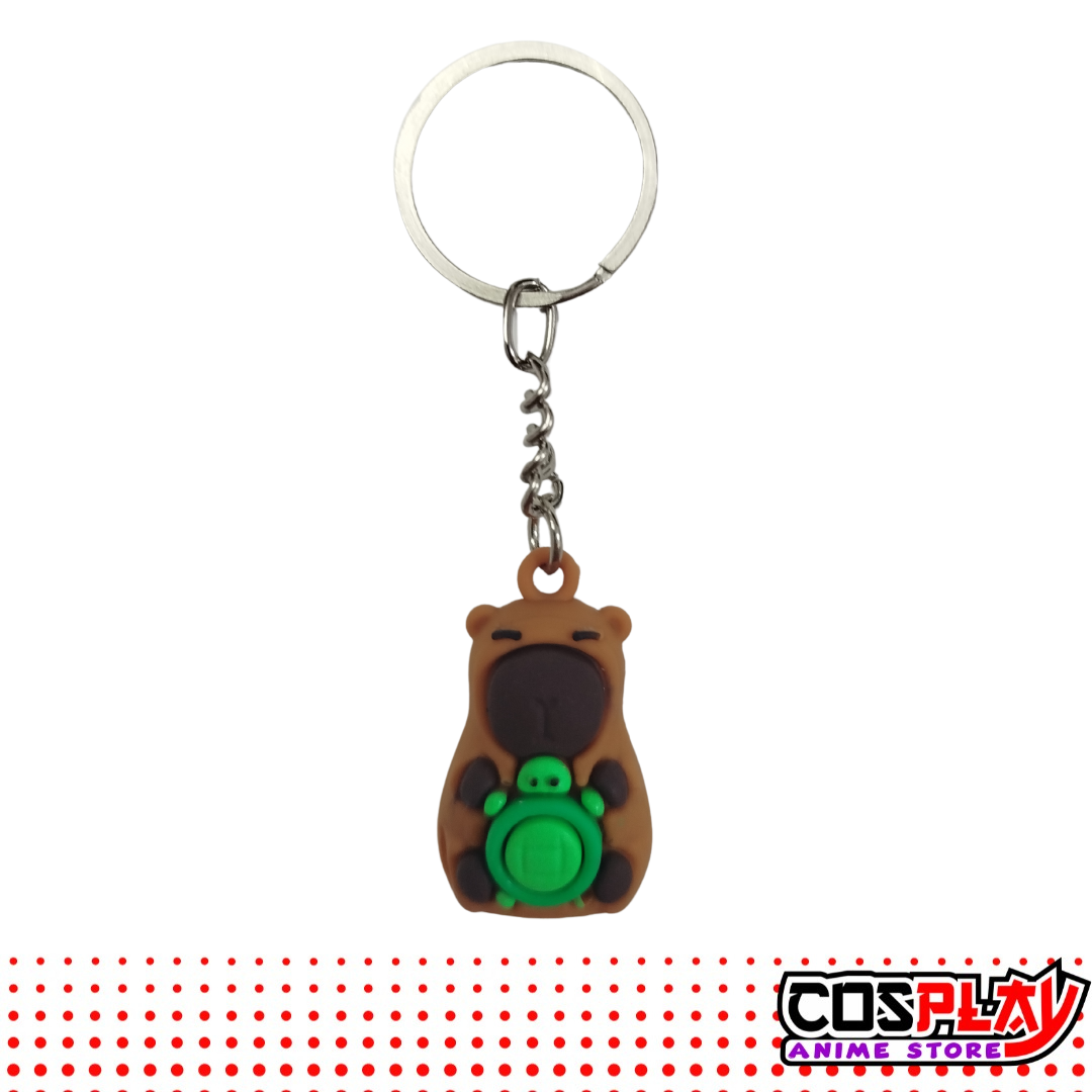 Pack 6 Llaveros Capibara Carpincho Tierno