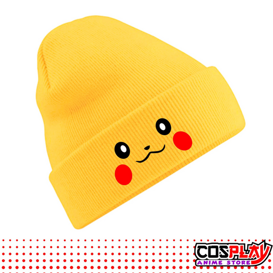 Beanie Gorro De Lana Pikachu Pokemon Varios Colores