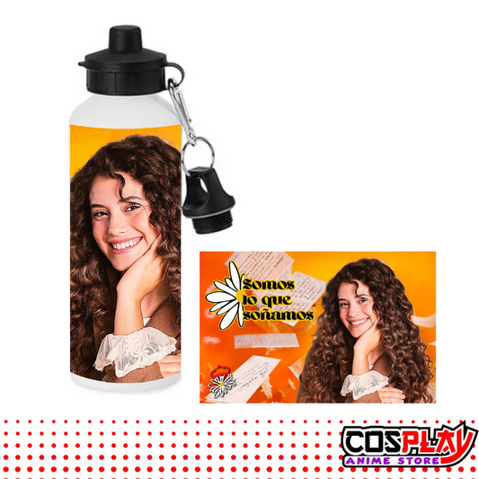 Caramañola Aluminio Doble Tapón - Margarita Serie 600 Ml