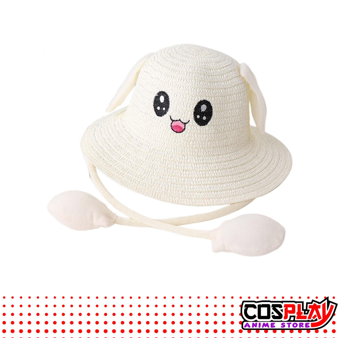 Gorro de Verano Conejo con Orejas Moviles