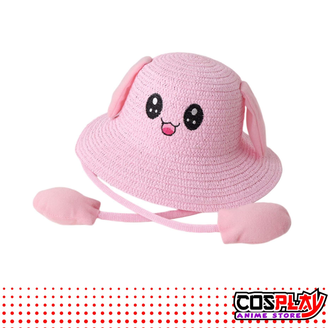 Gorro de Verano Conejo con Orejas Moviles