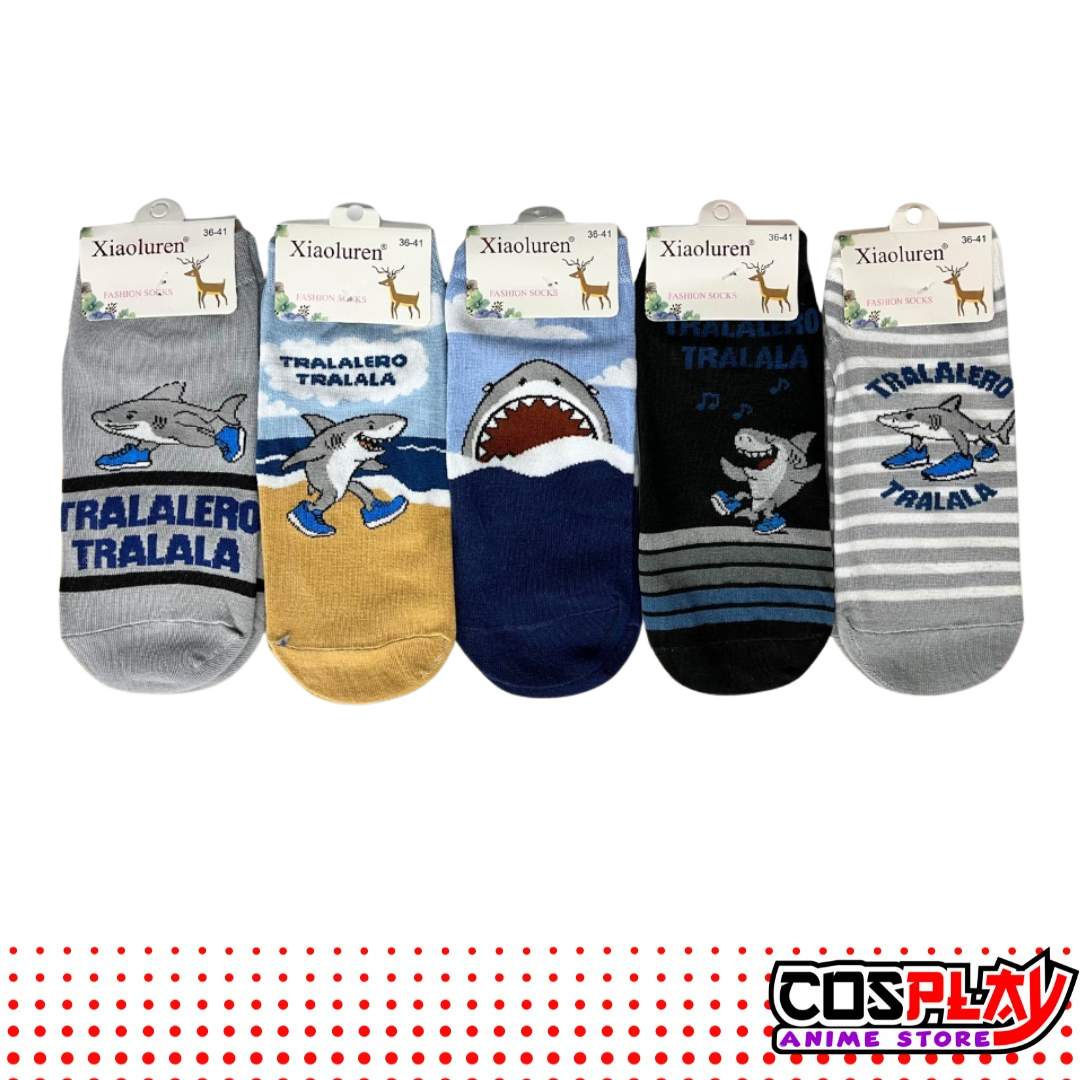 Soquete Pack X5 Pares Colección Brainrot Italiano Meme Viral