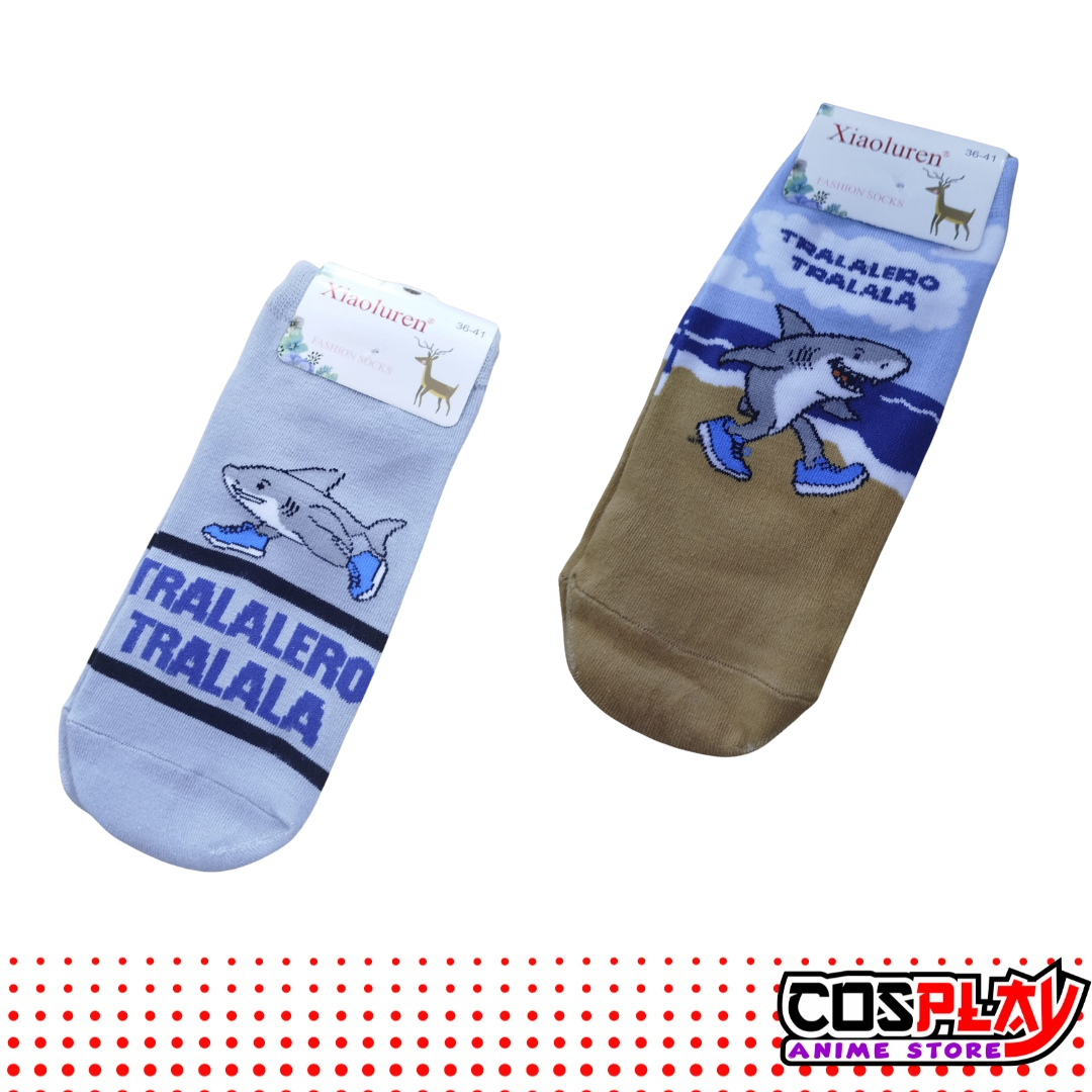 Soquete Pack X5 Pares Colección Brainrot Italiano Meme Viral