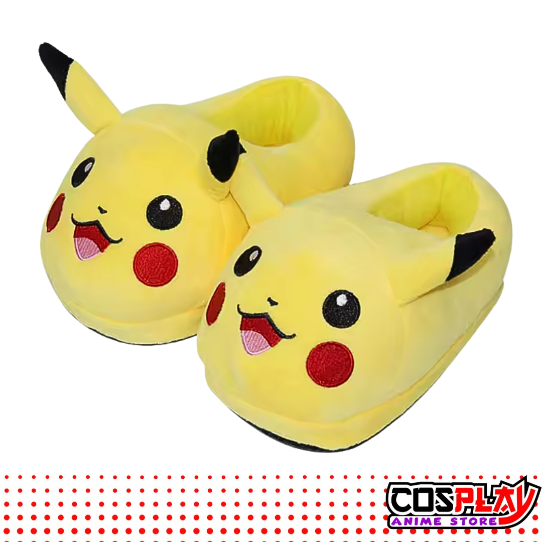 Pantufla Pikachu Cerradas Ajustables Niños