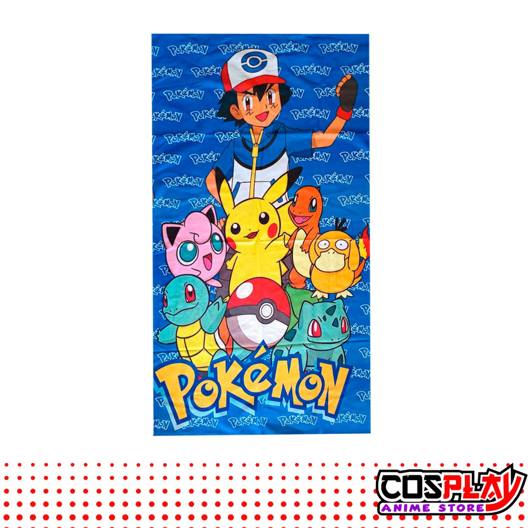 Toallón Infantil Microfibra Premium - Pokemon -  1,50x70