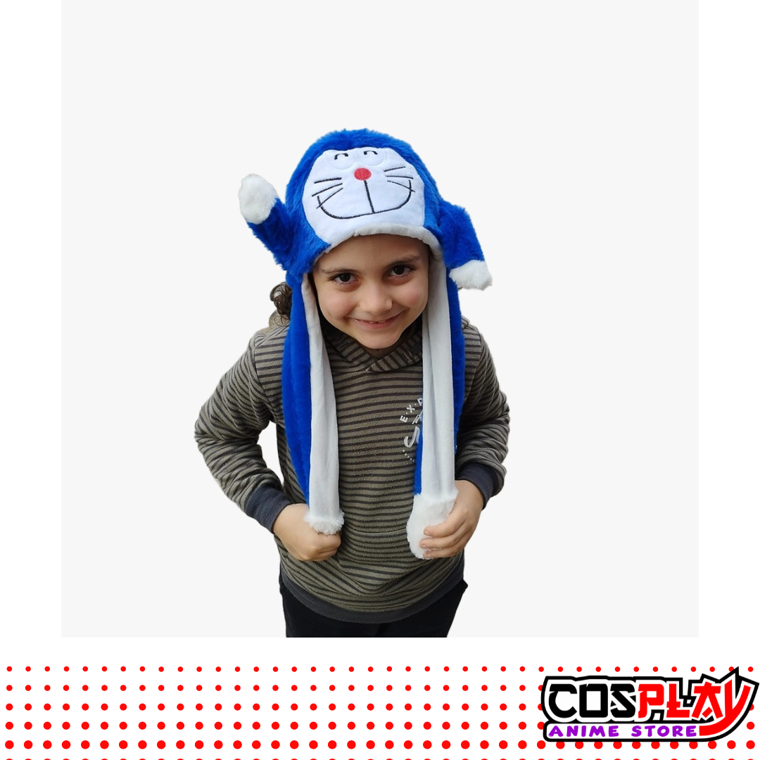 Gorro Felpa Luces Led y Movimiento Conejo Azul