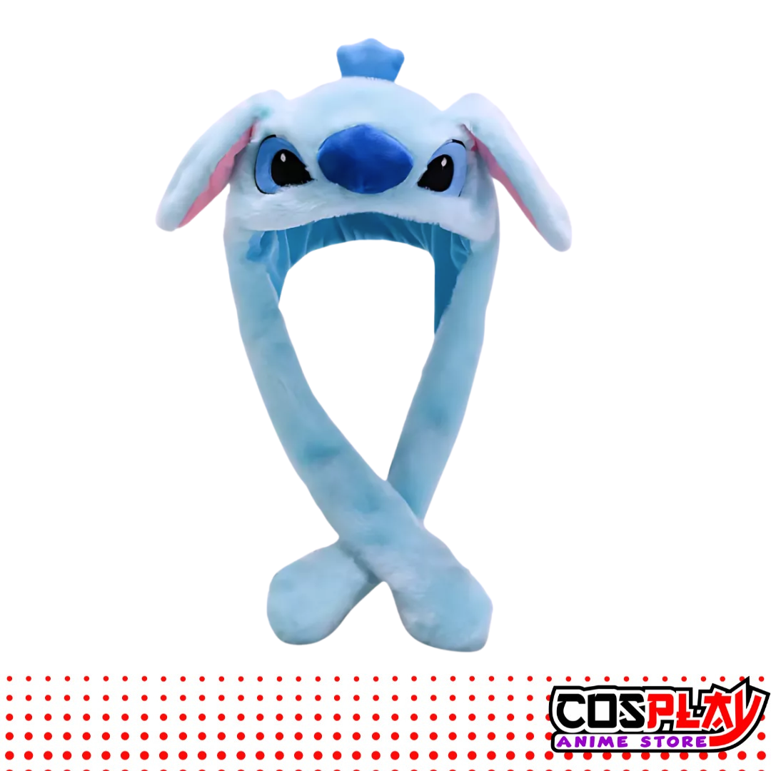 Gorro Stitch Con Orejas Moviles Y Luces Led