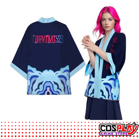 Kimono Traje Mira Demon Hunters Guerreras Kpop Premium