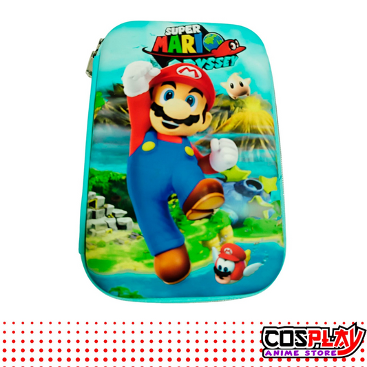 Cartuchera 3d Infantil Mario Bros Super Resistente