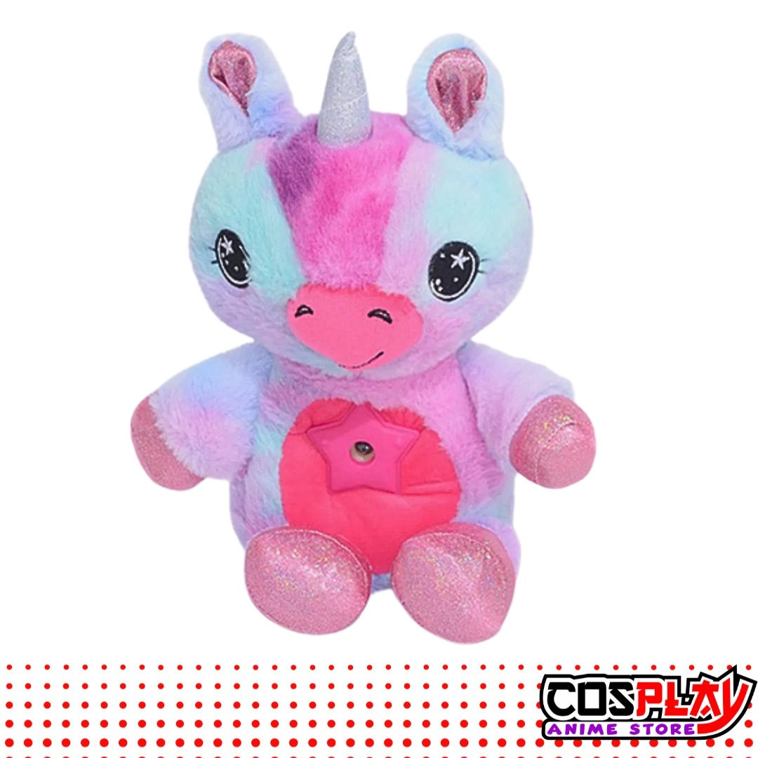 Peluche Mágico Star Belly Proyector C/ Luz Y Sonido Nocturno