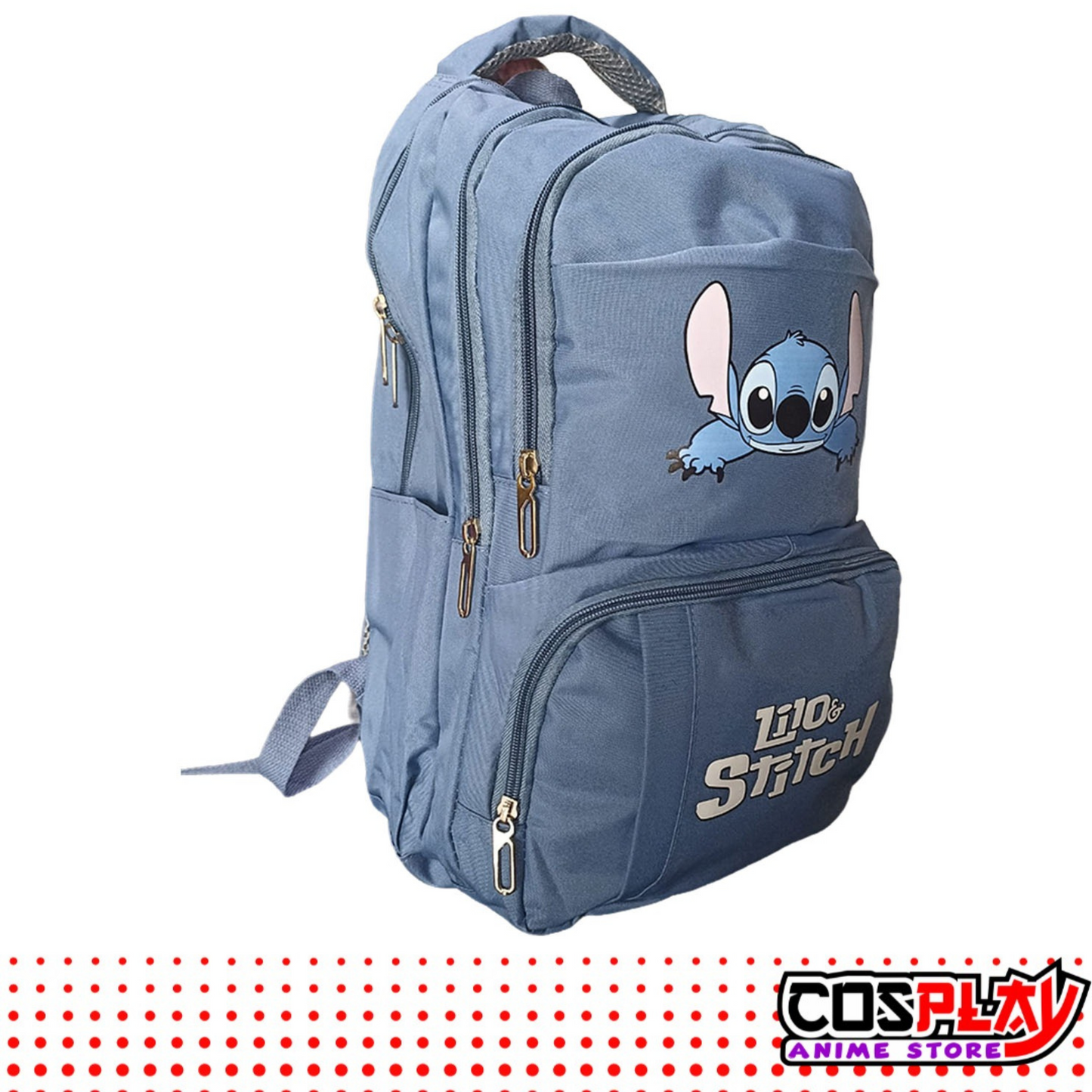 Mochila Stitch - Tres Cierres - Escolar - Liceal