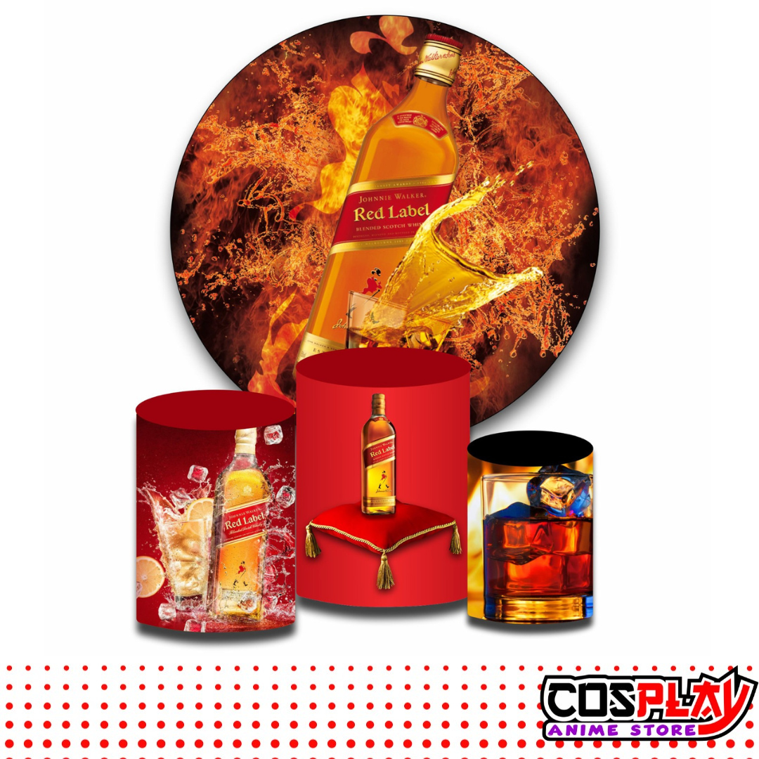 Fundas Para Cilindros Y Aro Sublimado Whisky Red Label