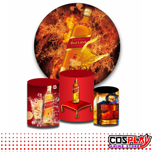 Fundas Para Cilindros Y Aro Sublimado Whisky Red Label
