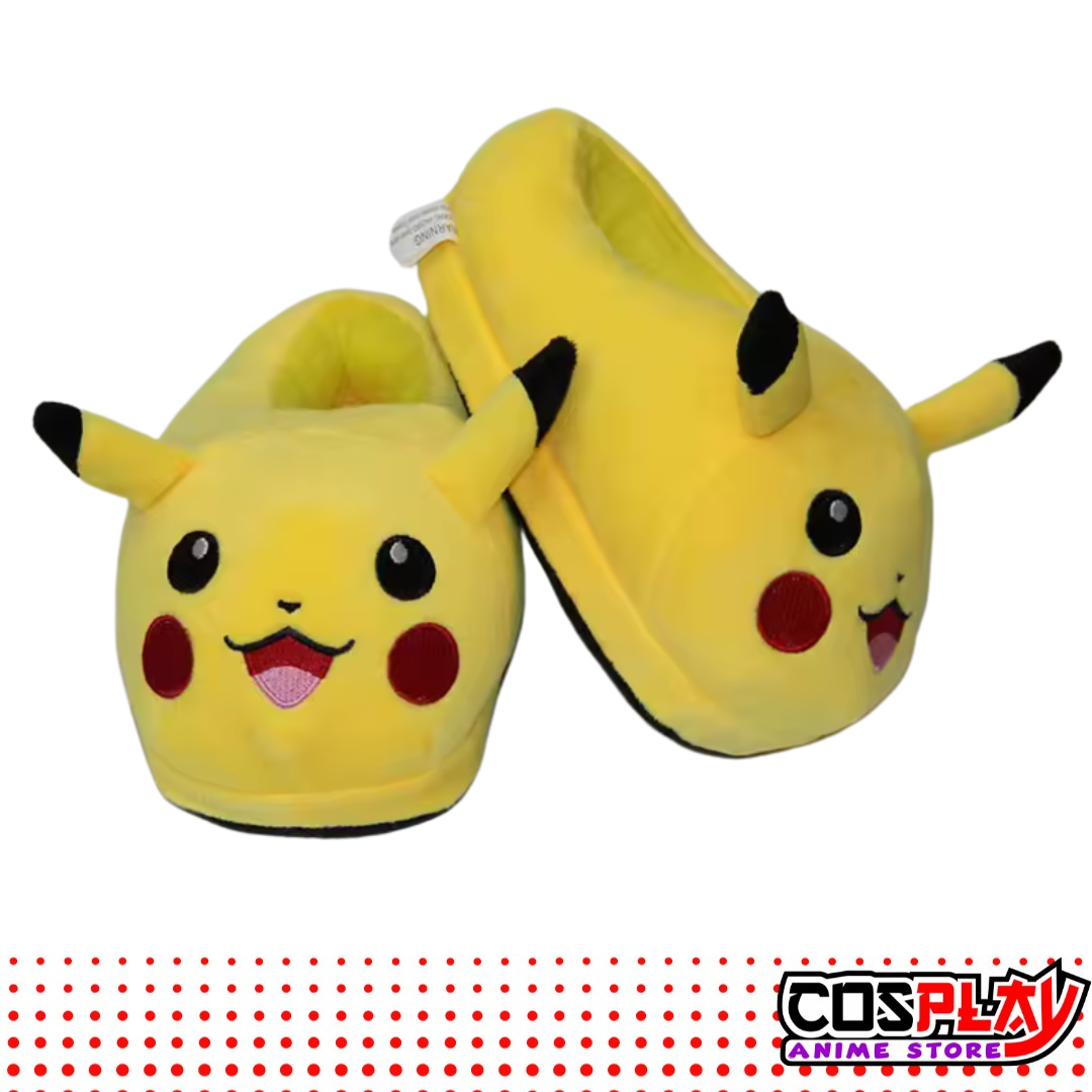 Pantufla Pikachu Cerradas Ajustables Niños
