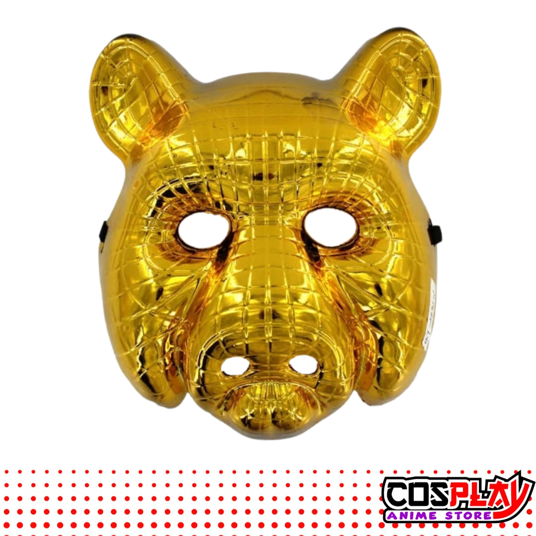 Mascara Vip Cerdo Dorado Juego Del Calamar Halloween