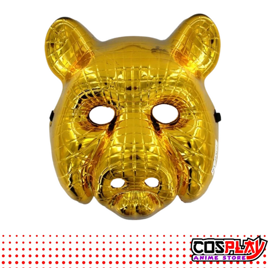 Mascara Vip Cerdo Dorado Juego Del Calamar Halloween
