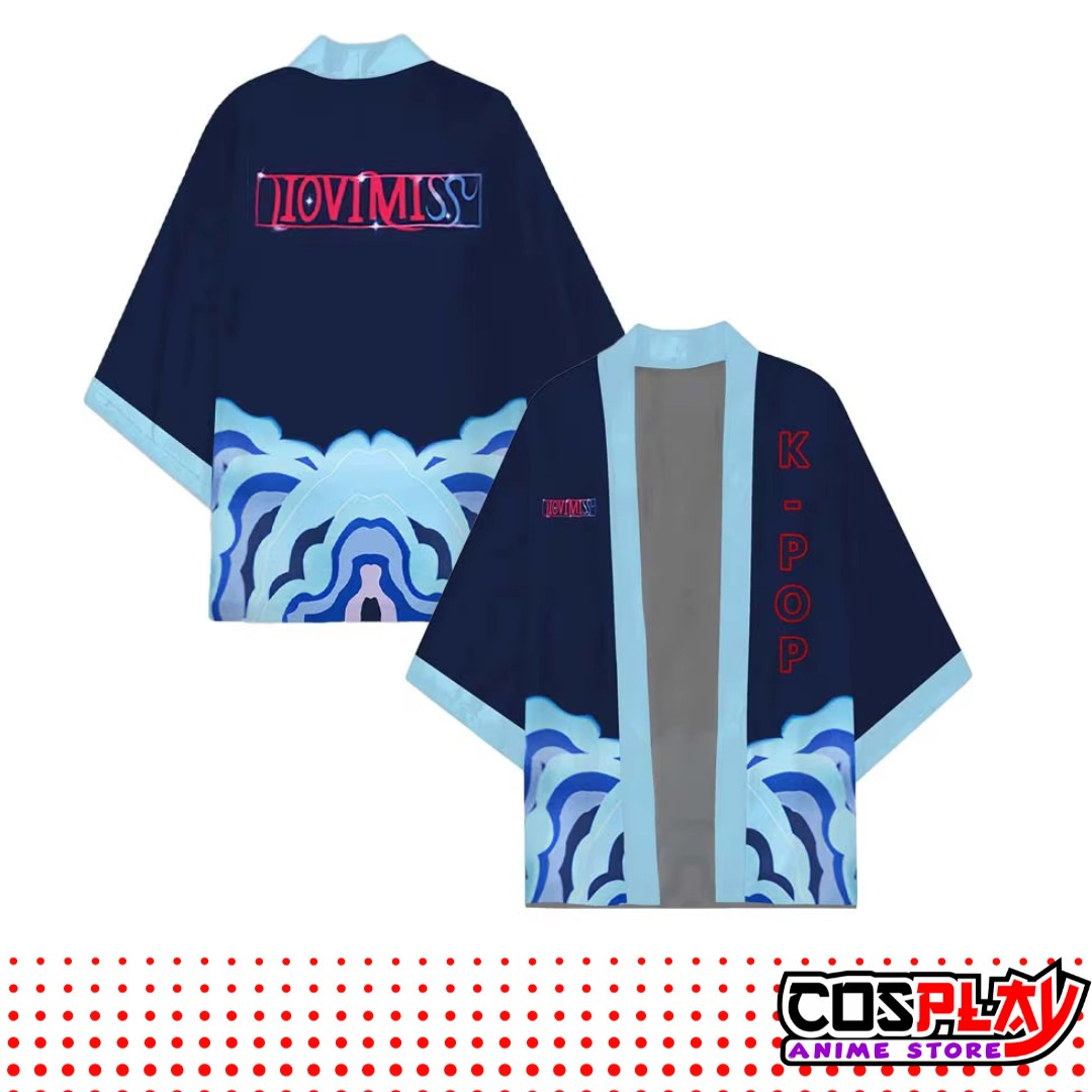 Kimono Traje Mira Demon Hunters Guerreras Kpop Premium