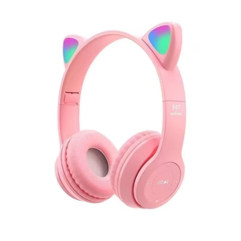 Auriculares inalámbricos con bluetooth orejitas y luces