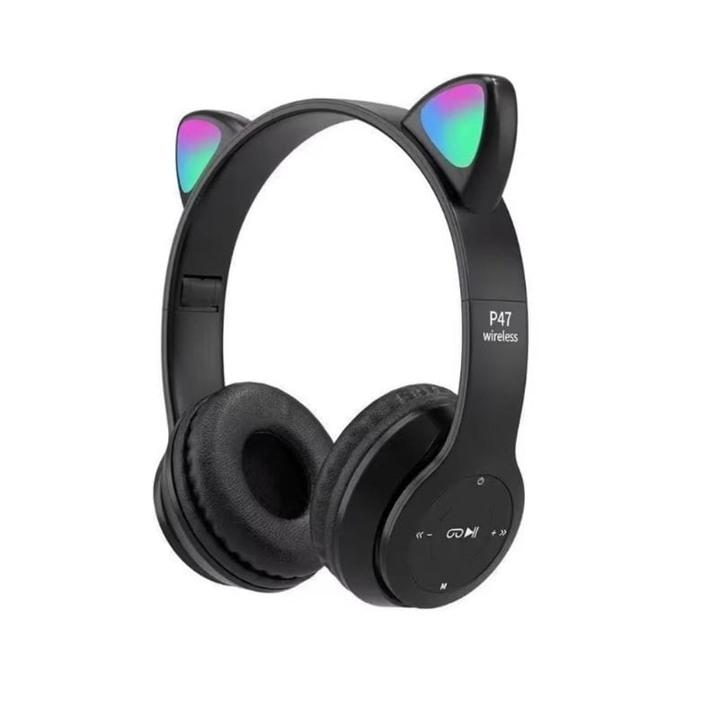 Auriculares inalámbricos con bluetooth orejitas y luces